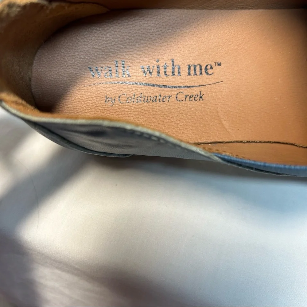 Coldwater Creek NWOT stormy blue flats‎